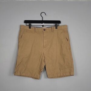Original Penguin Men's Slim Fit Flat Front Khaki Shorts